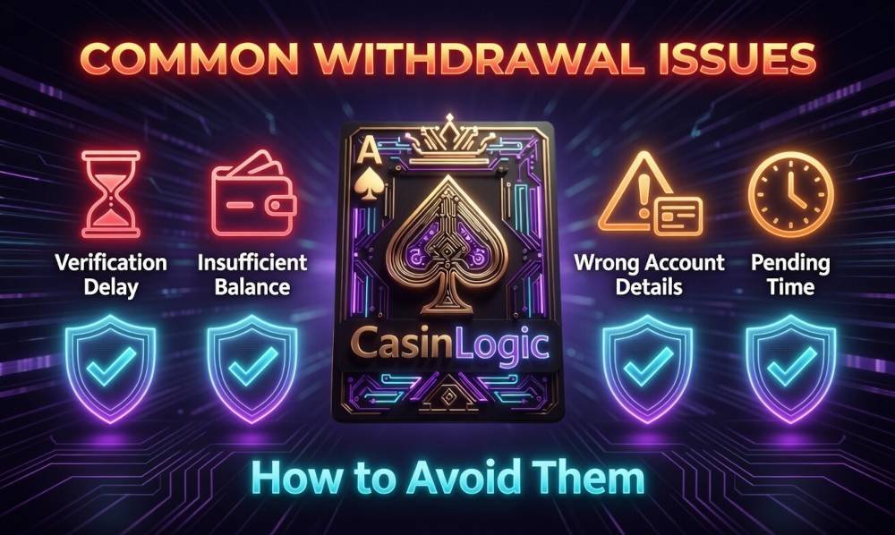 casino withdrawal problems